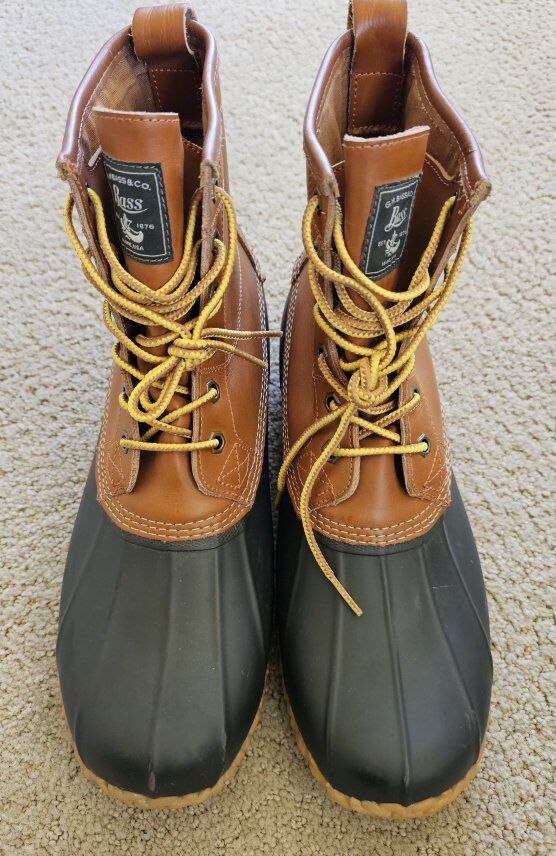 Boots Bass Men 11M Waterproof Leather