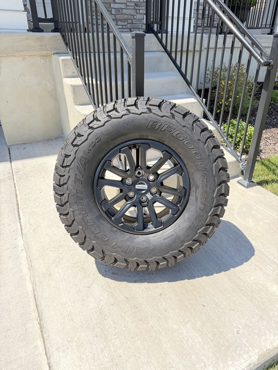 Ford F150 Raptor Rims and Tires 315/70R17 Bfgoodrich Ko3