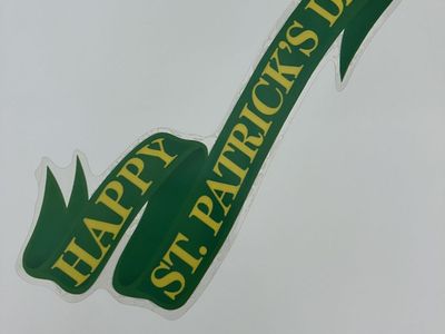 St. Patricks Day Window Clings