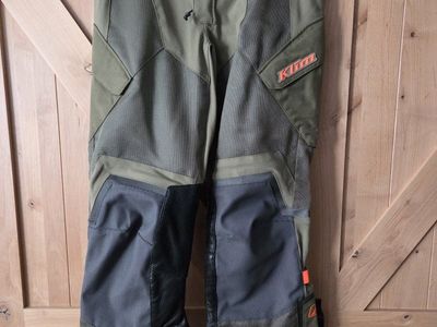 Klim Baja S4 Pant, 34 Tall, Sage Strike Orange