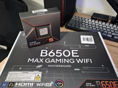 Ryzen 5 7600X CPU & Asus B650E Motherboard - New/Unopened