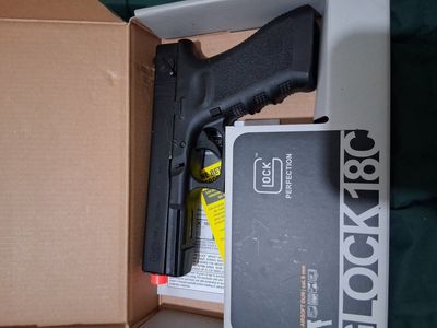 glock 18c gas blowback back pistol
