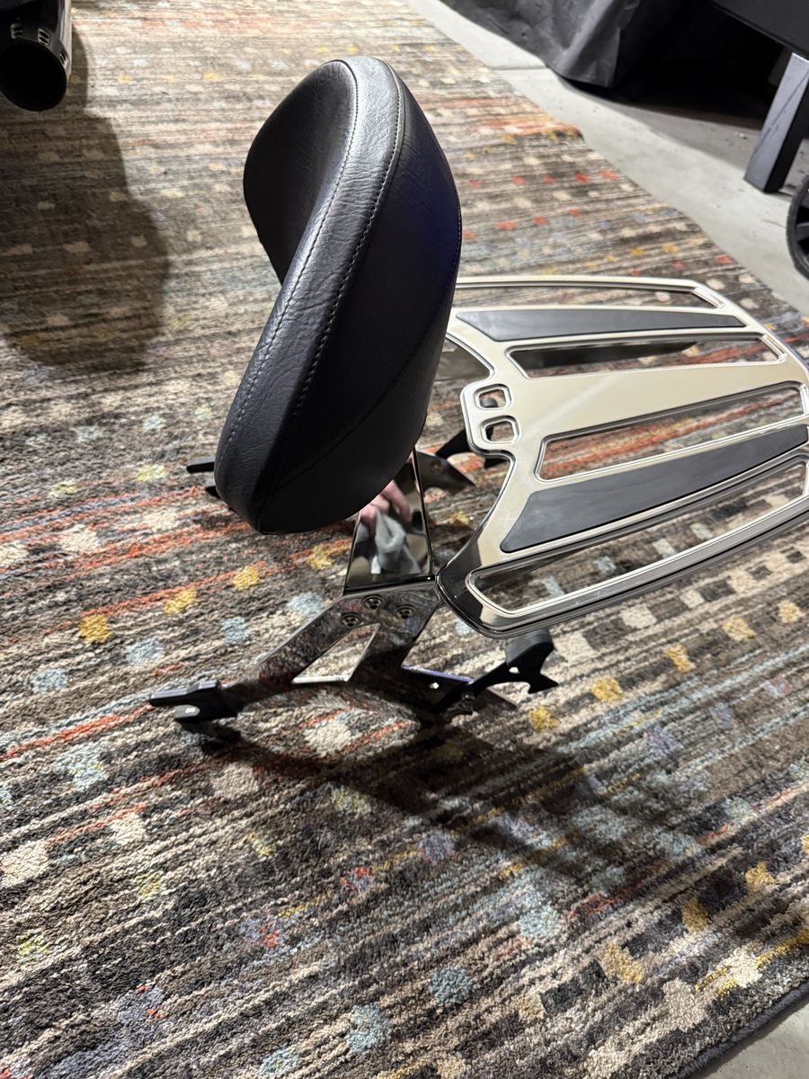 Victory Cross Country OEM Backrest w/ Luggage Rack