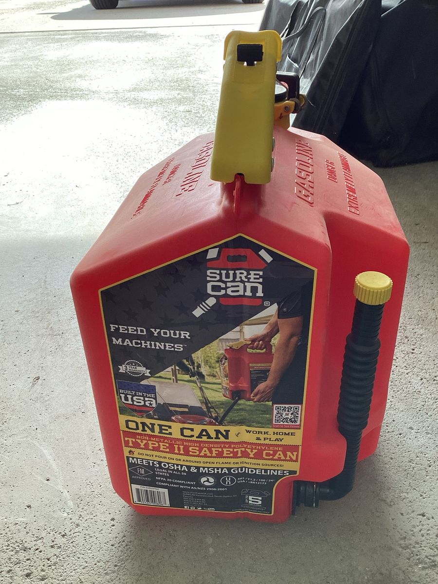 Sure can gasoline container