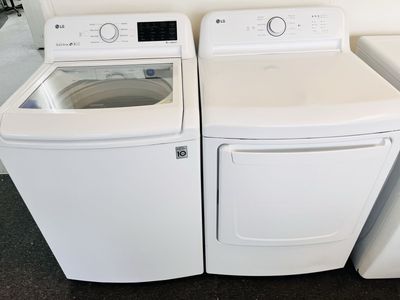 LG super capacity washer and dryer set