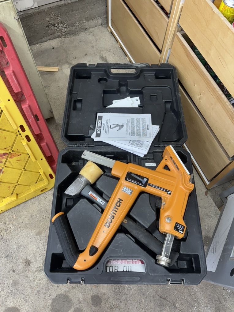 Bostitch 16 Gauge Floor Nailer Manual