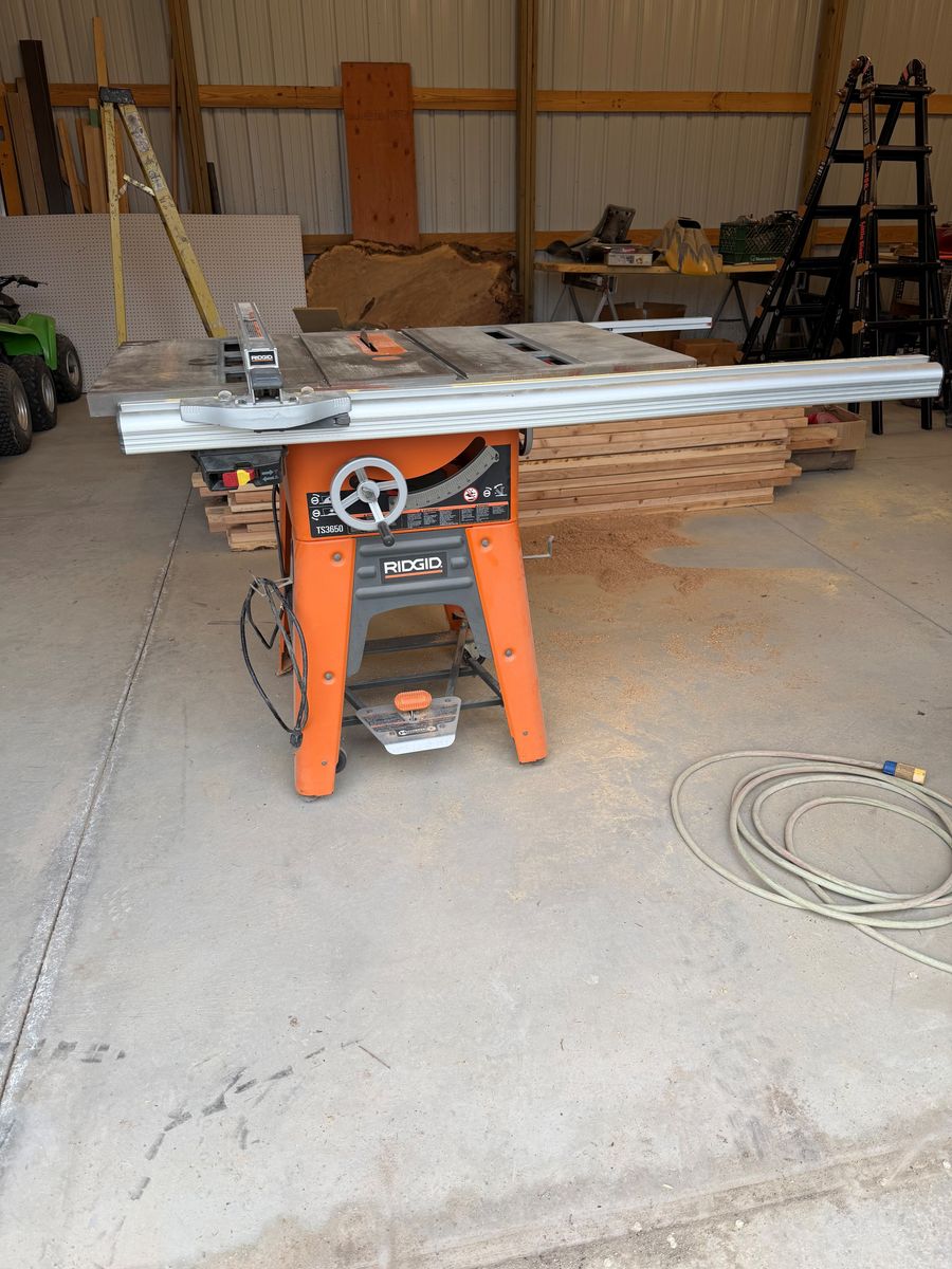 Ridgid table saw