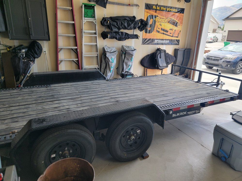 2025 Workhorse 7x16 flat bed trailer
