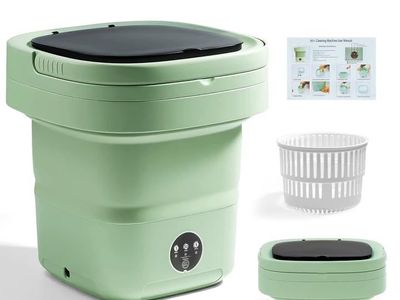 Portable Mini Washing Machine 16L Foldable Washer for Small Items