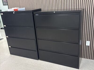 Heavy-Duty Metal Lateral File Cabinets – Commercial Grade (Set of 2)