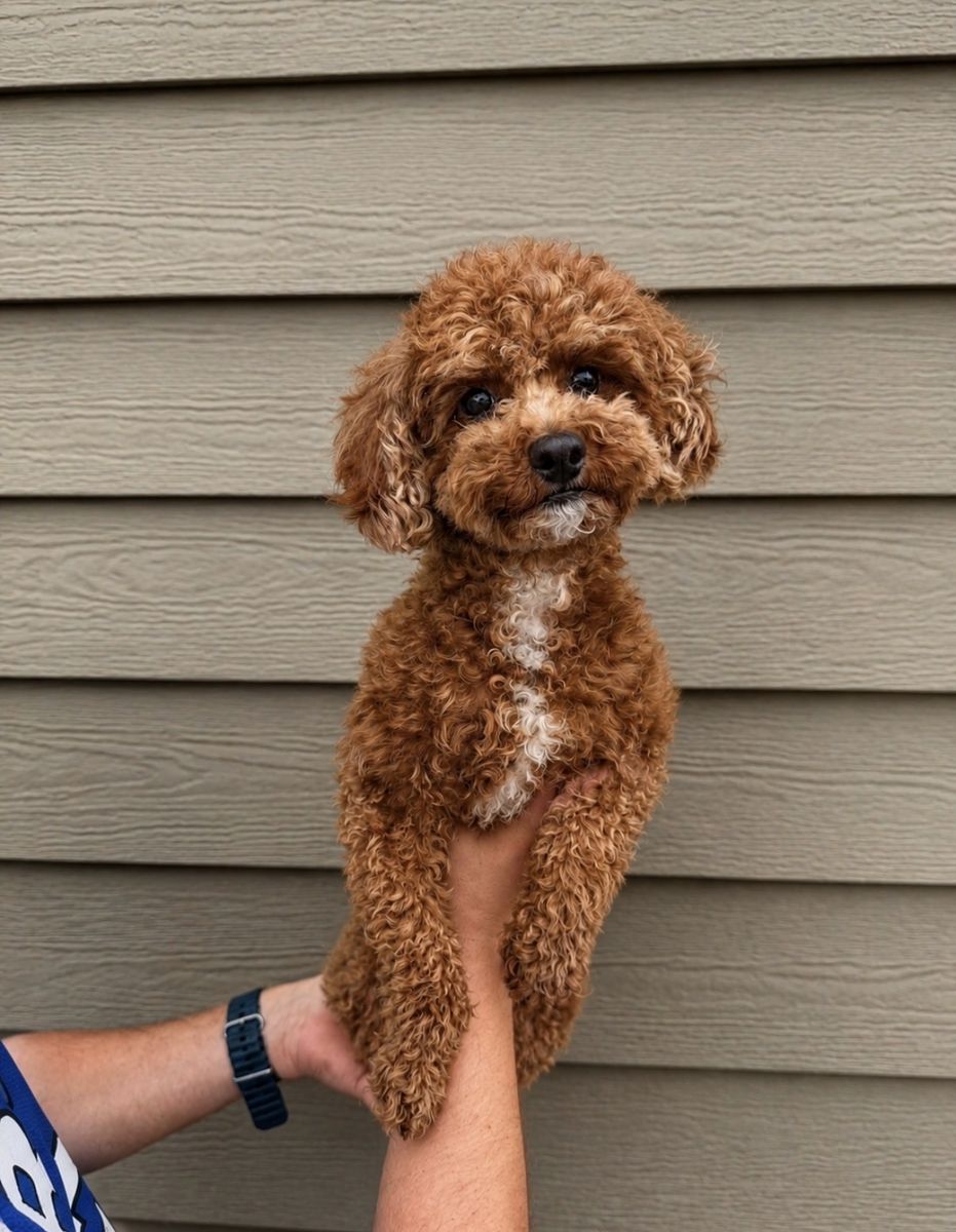 Cute AKC 6lb Toy Poodle Stud