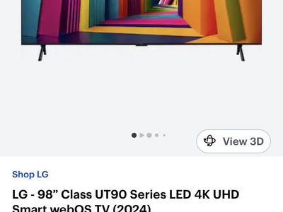 LG 98" Class UT90 Series LED 4K UHD Smart webOS TV (2024 Model 98UT9000PUA)