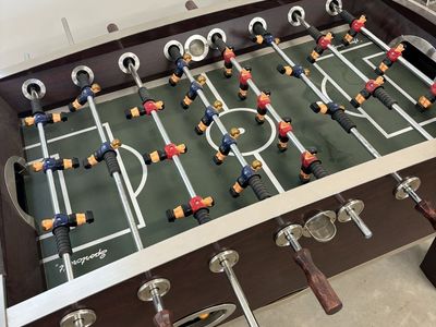 Sportcraft Foosball Table - Dark Wood Finish, Full-Size Game Room Fun