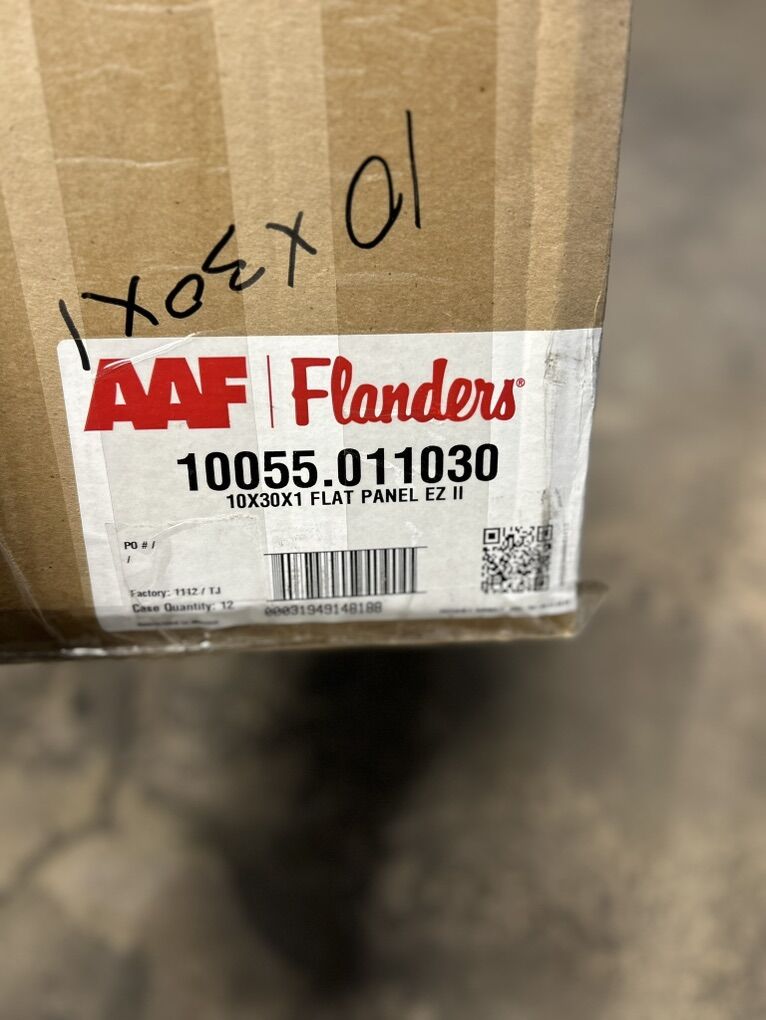 10 × 30 × 1 – Flat Panel HVAC Filters