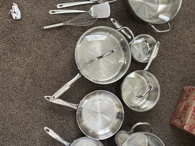 Wolfgang Puck 18 Piece Cooking set - Stainless