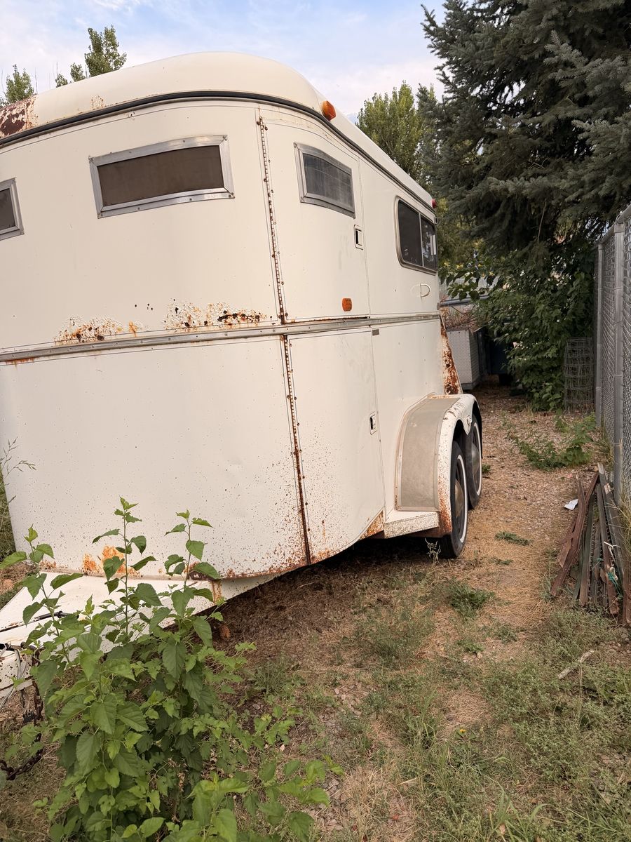 81 2 horse trailer