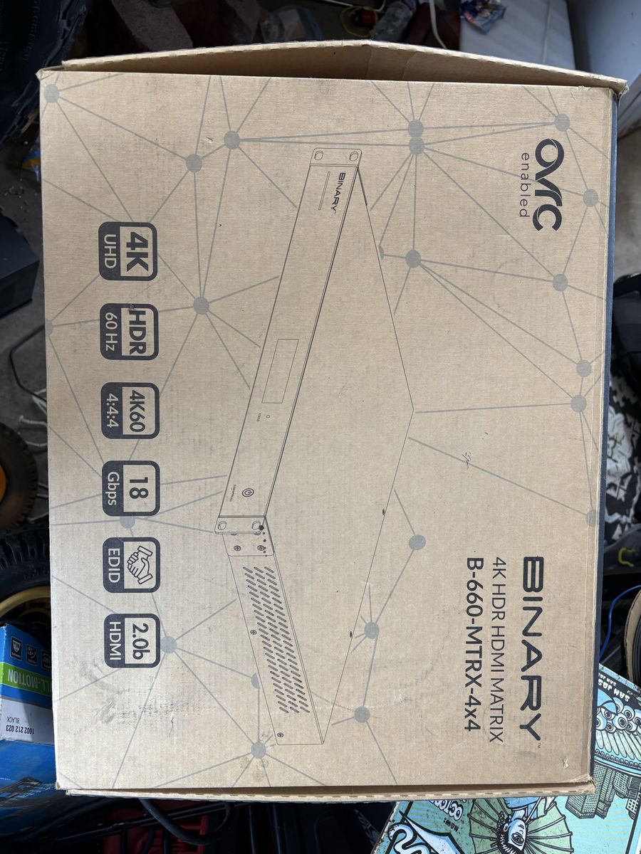 Binary 4K HDMI Matrix - B660-MTRX-4x4