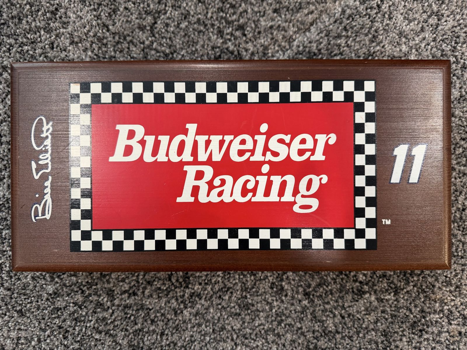 Budweiser Racing Bill Elliott #11 Stock Car & Trailer Adult Collectible Set (Limited Edition)