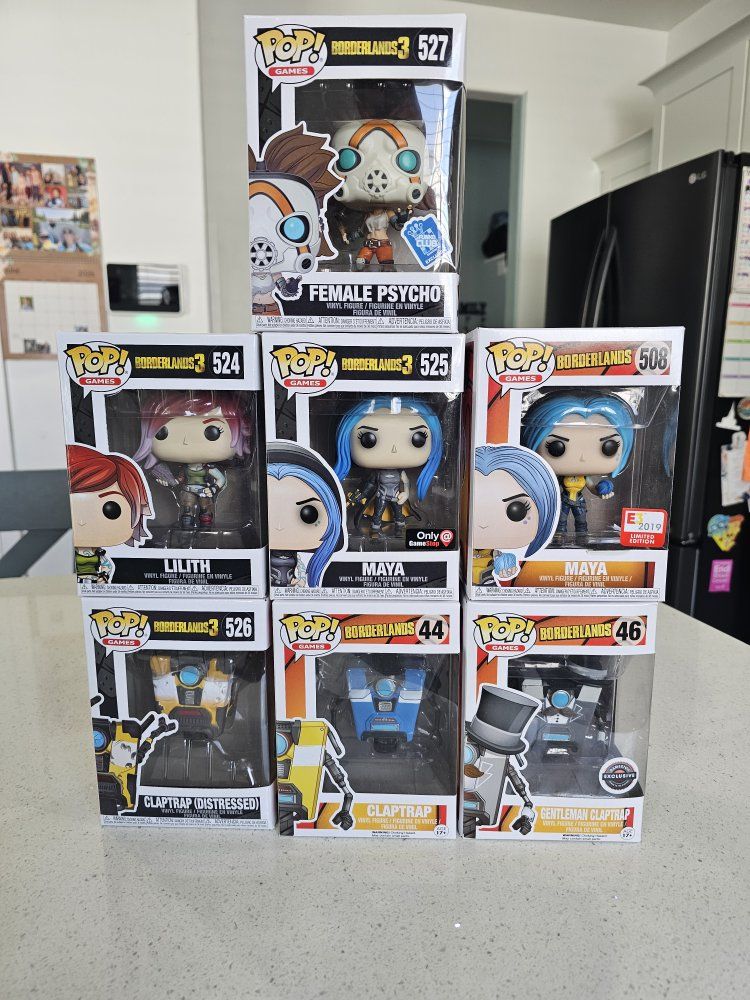 Borderlands funko pops