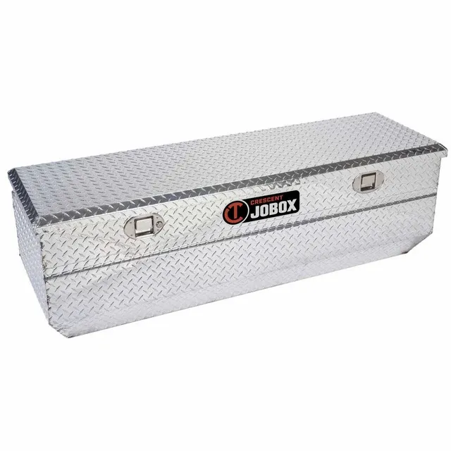 Delta Jobox Toolbox 61 in. Diamond Plate Aluminum Full Size Gear-Lock Tool Box with Gear-LockDelta 1-350000 Ford GMC Dodge