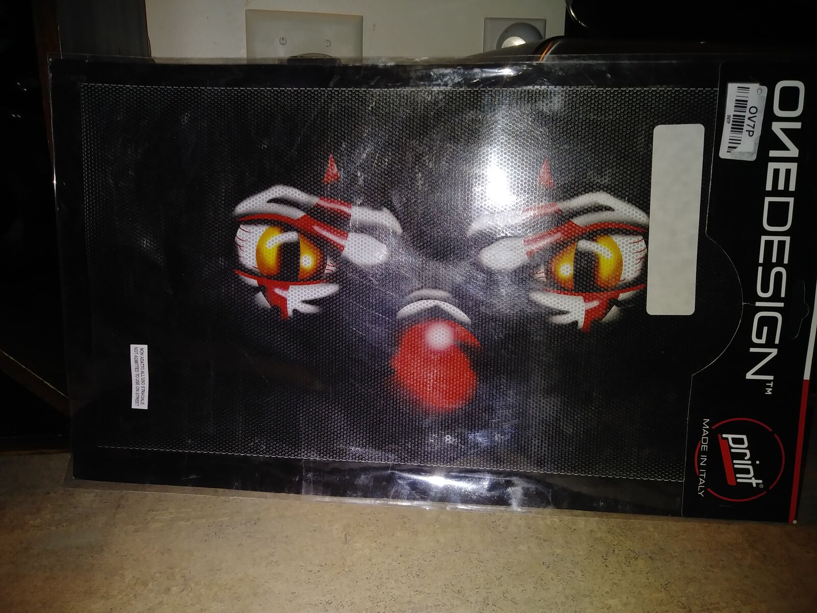 Helmet shield clown new