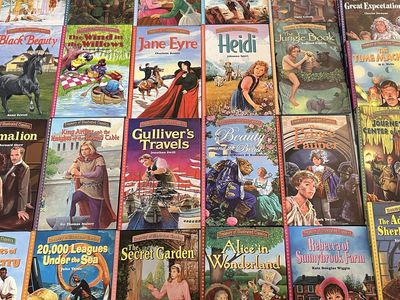 Brand new 25 illustrated classic books
