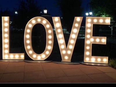 6' LOVE Marquee Letters $110 Rental Price!