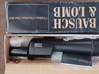 Bausch and Lomb Elite ED Spotting Scope 20x60 Nice!