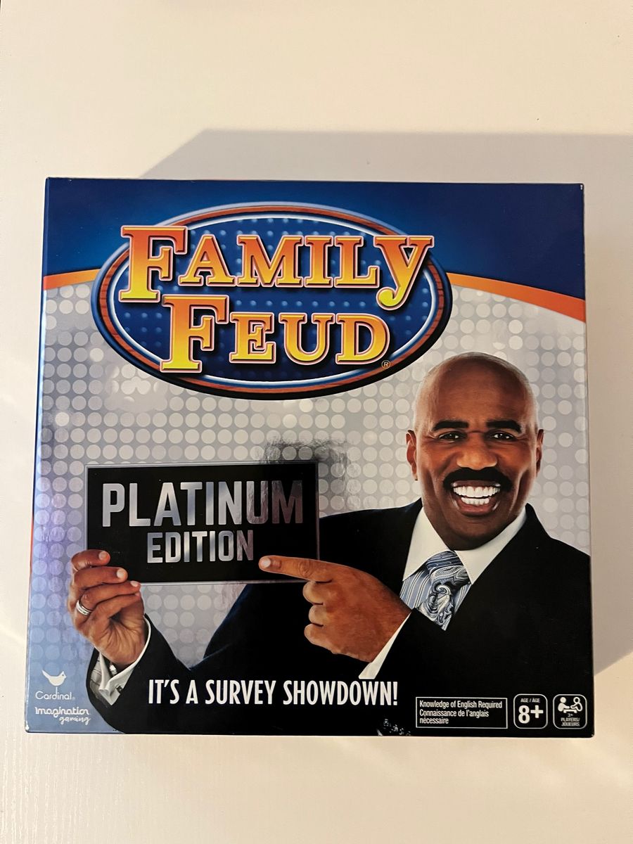 Family Feud Platinum Edition Board Game - It's a Survey Showdown! Ages 8+