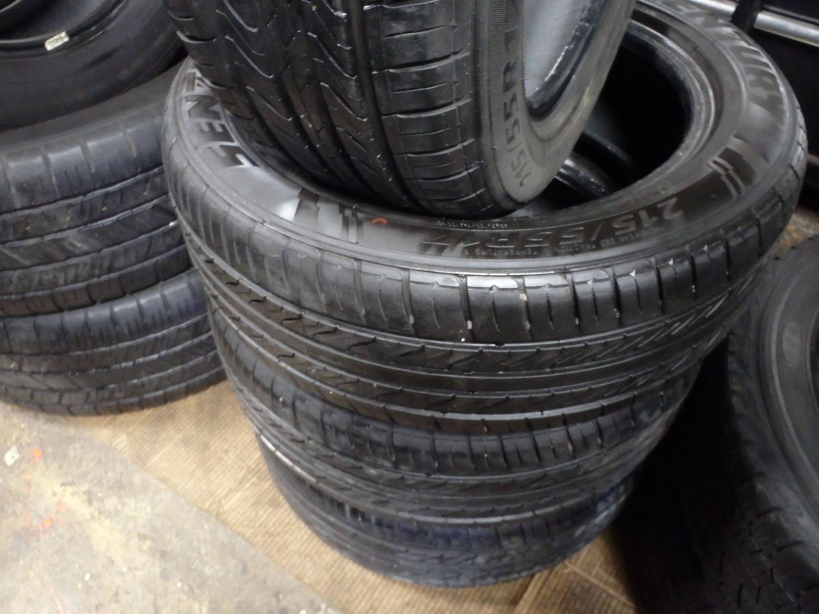 215/55R17 SENTURY TOURING A/S SET OF USED TIRES