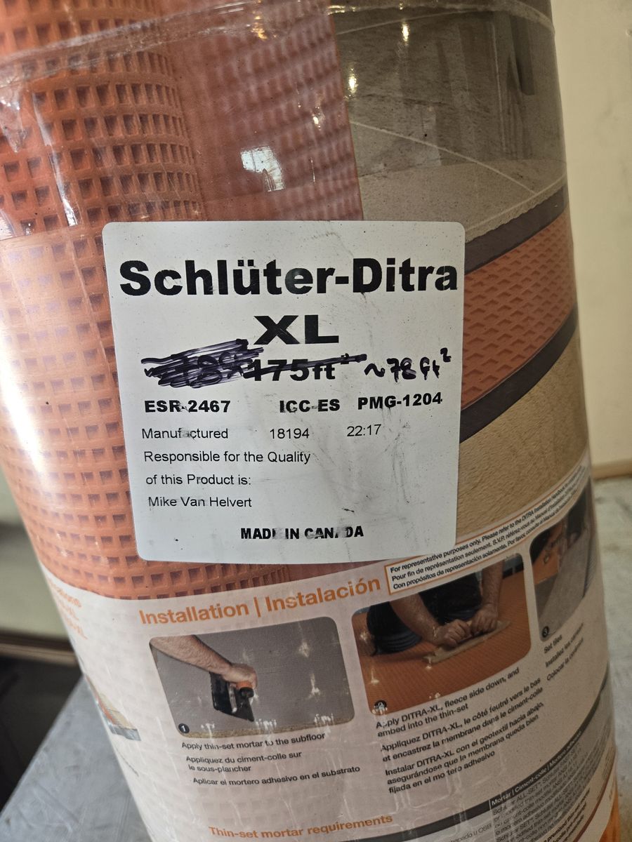 Schluter-DITRA-XL Tile Uncoupling Membrane