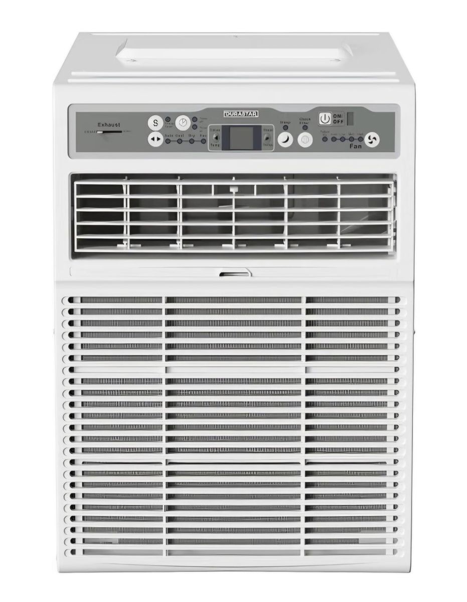 Window Air Conditioner unit Durastar 10,000 BTU Casement 115V Air Conditioner and Remote Coverage area 450 square feet