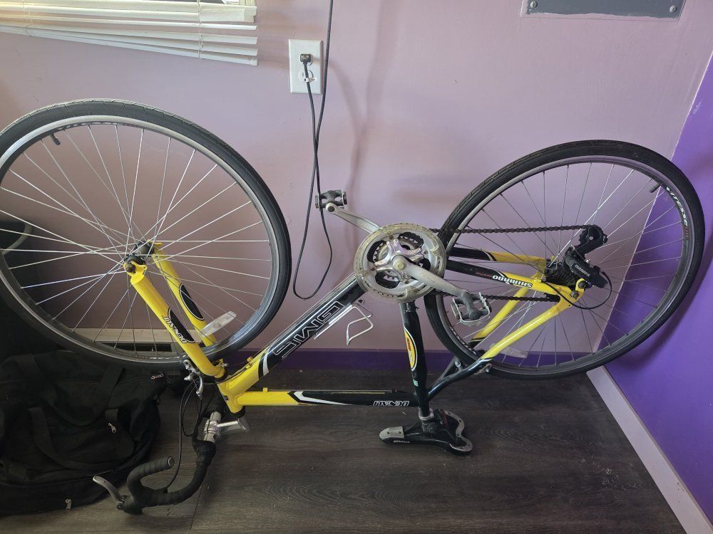 GMC Road Bike Yellow and Black Used