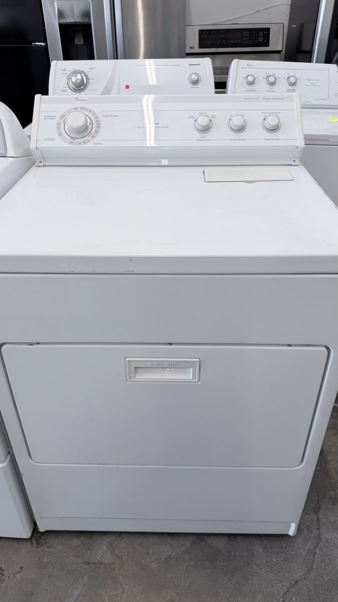 Whirlpool Supreme Dryer - White, Heavy Duty, Super Capacity