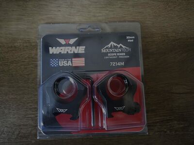 Warne 30 mm Scope Rings