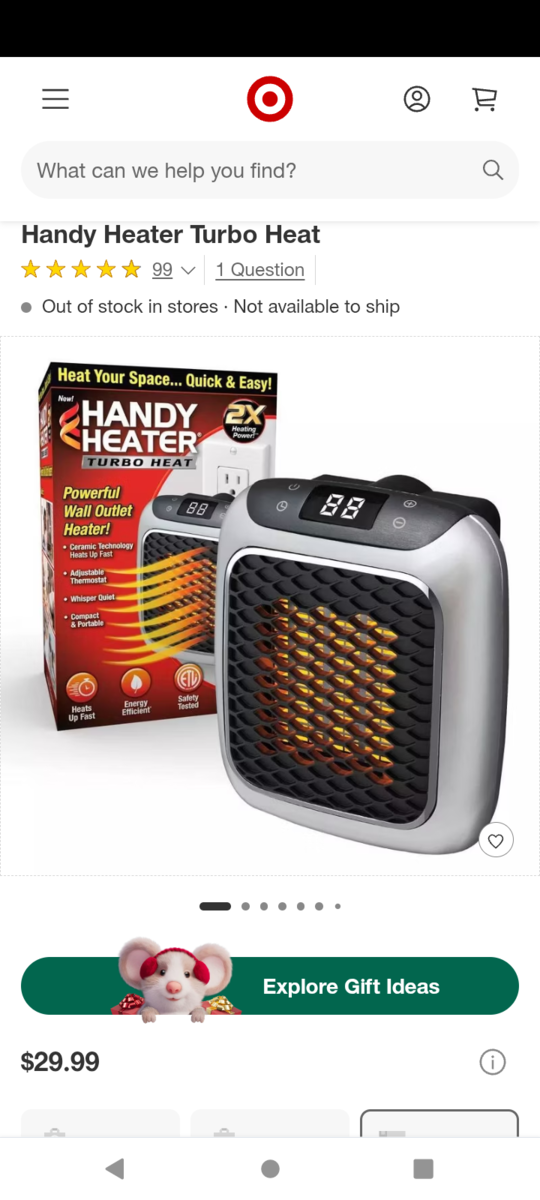 Handy Heater Wall Outlet