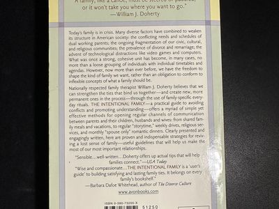 The Intentional Family - Simple Rituals to Strengthen Family Ties by William J. Doherty