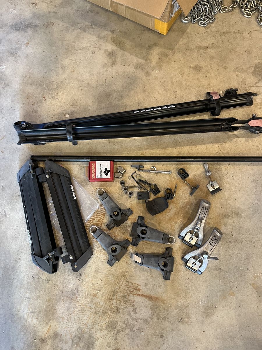 Yakima rack for rain gutters