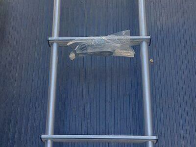Ford E-series aluminum rear ladder rack