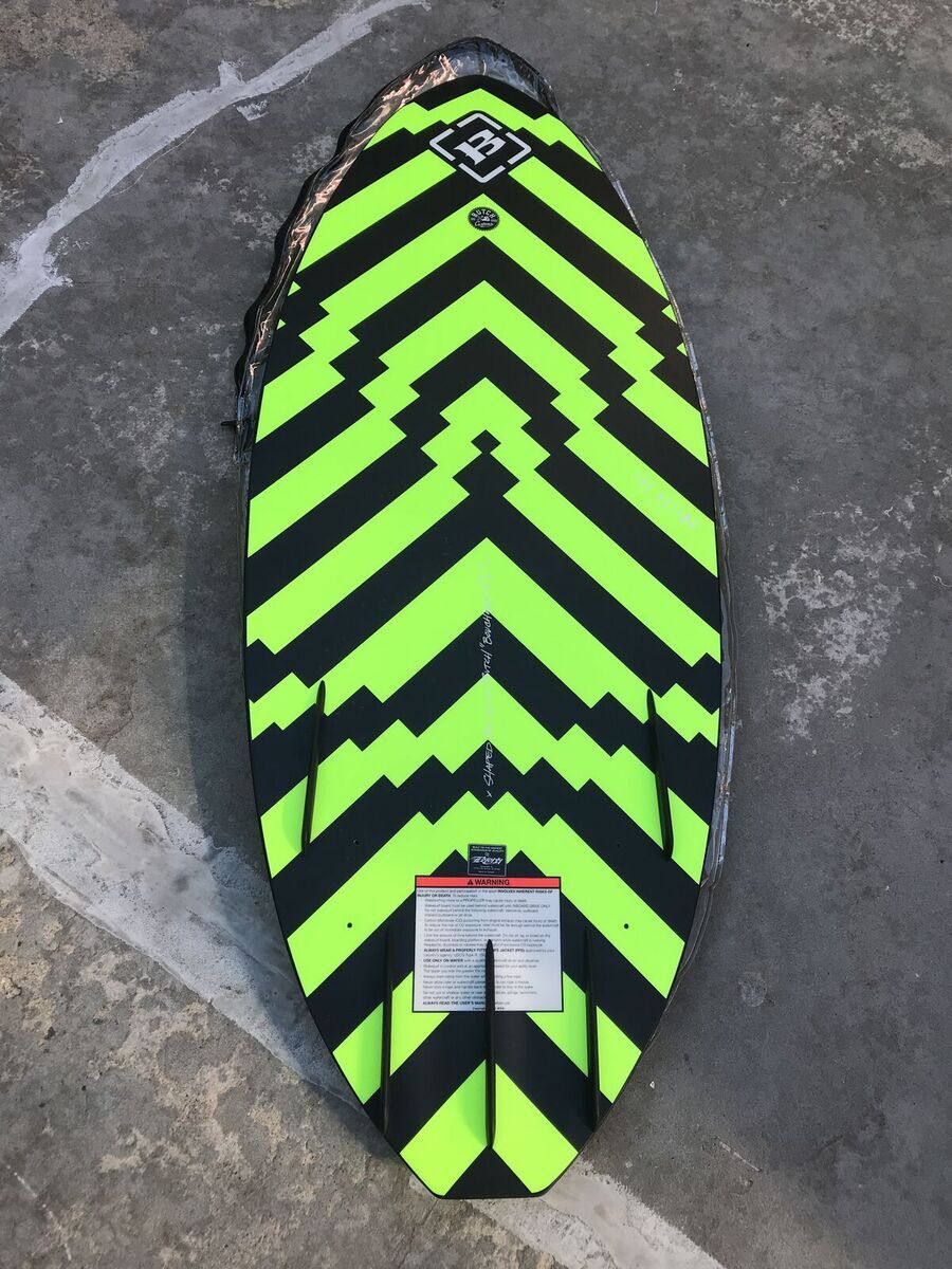 the action wake surf board "Butch" Bouchard 4 foot 6 Wakesurf by byerly board co