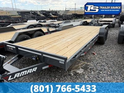 7x22 Lamar H6 Equipment Trailer - 14K GVWR -