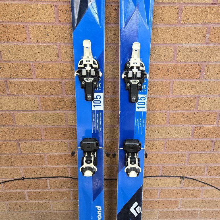 Black Diamond AT 180 cm Fat Powder Skis Diamir
