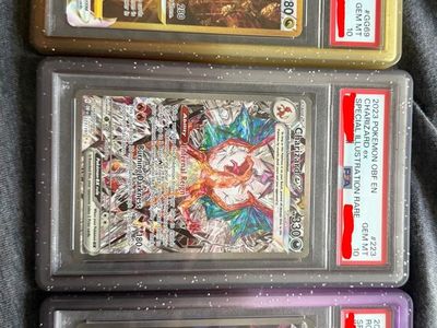 PSA 10 Pokemon Giratina VSTAR, Charizard ex, Team Rocket's Mewtwo ex