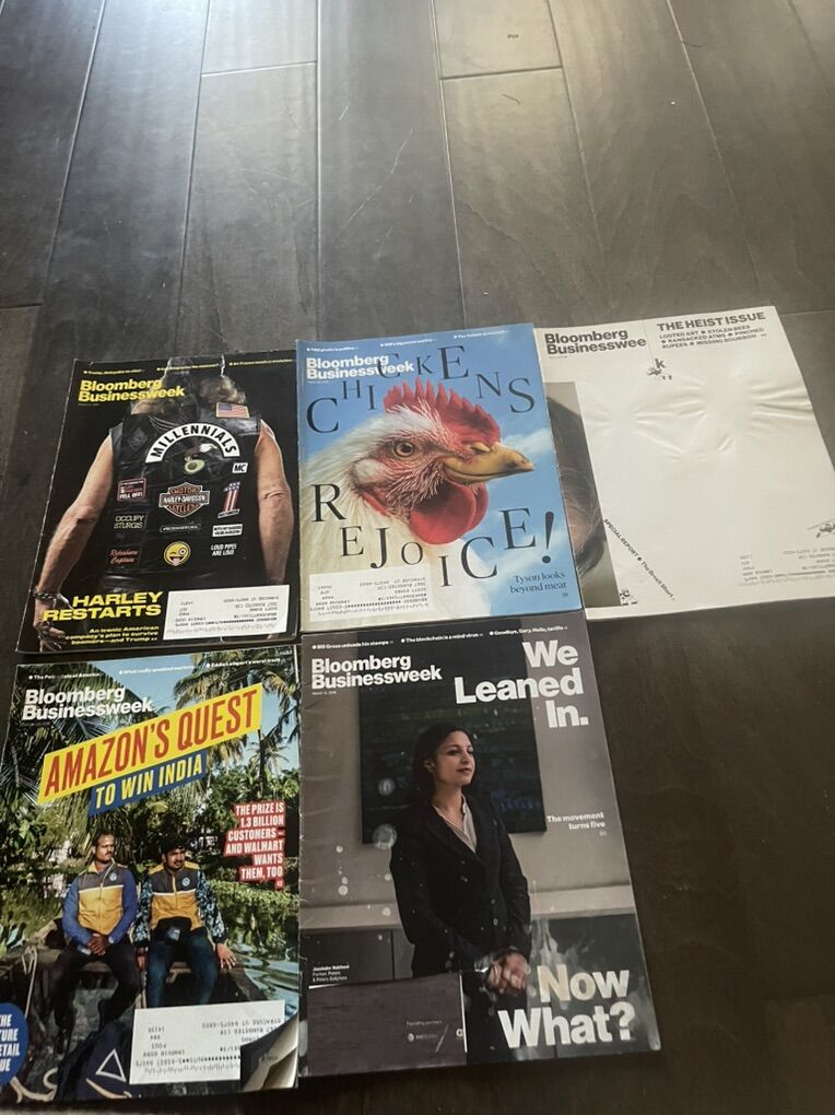 5 Bloomberg Businessweek Magazines