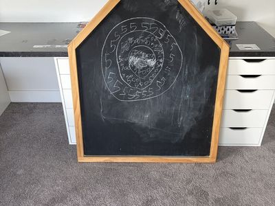Kids Chalkboard/Magnet Board