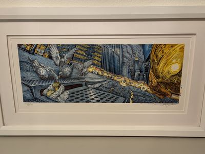 phish aj masthay hand signed limited edition linocut print 2019