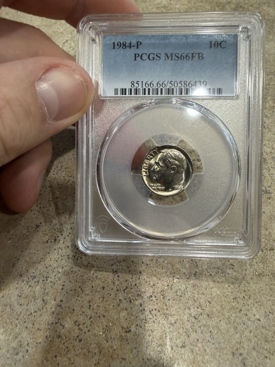 1984-P PCGS MS66FB Roosevelt Dime - Graded US Coin 10C