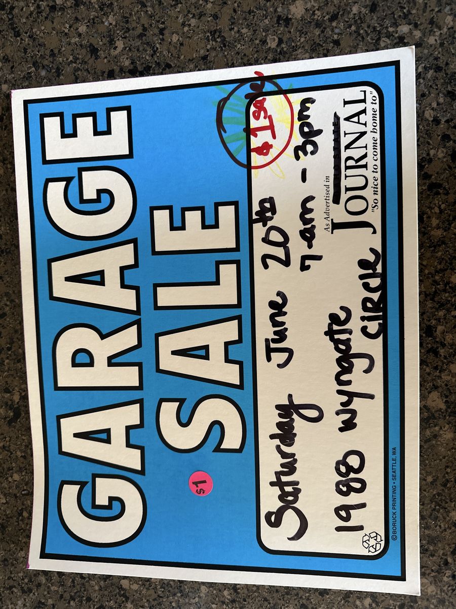 Multi-Family Garage Sale - Saturday, June 20th, 7 AM - 3 PM