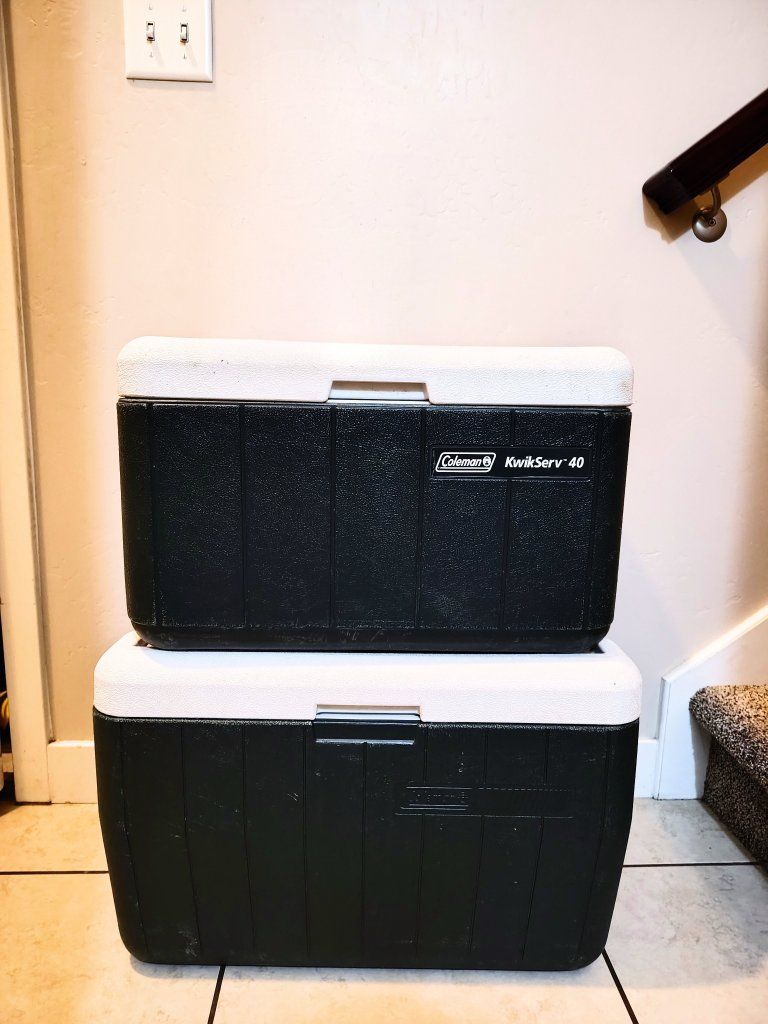 Coleman Quick Access Coolers $50 cash both