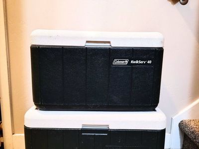 Coleman Quick Access Coolers $50 cash both